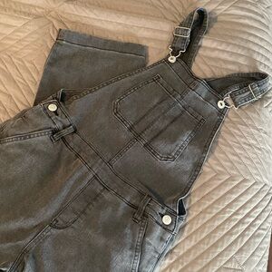 Oshkosh washed black overalls size 14